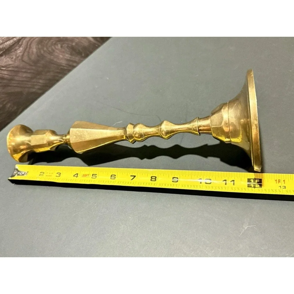 Vintage Brass Candlestick Holder 12
